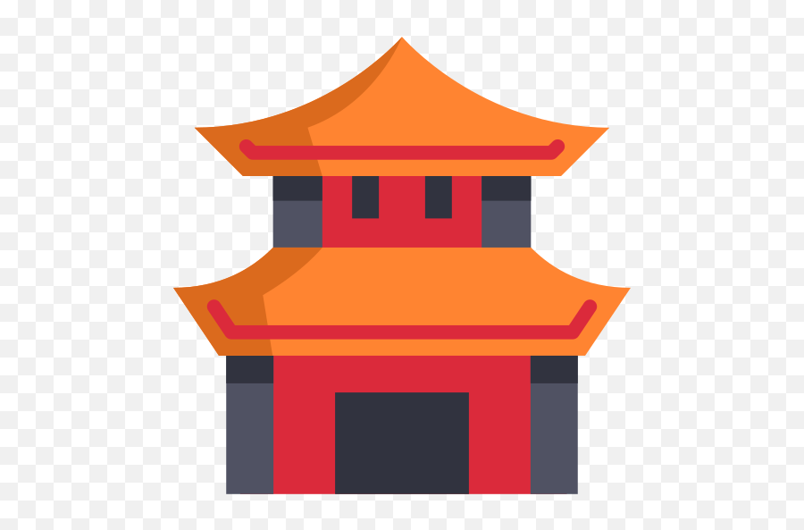 Chinese House - Free Buildings Icons Chinese House Png,House Png Icon