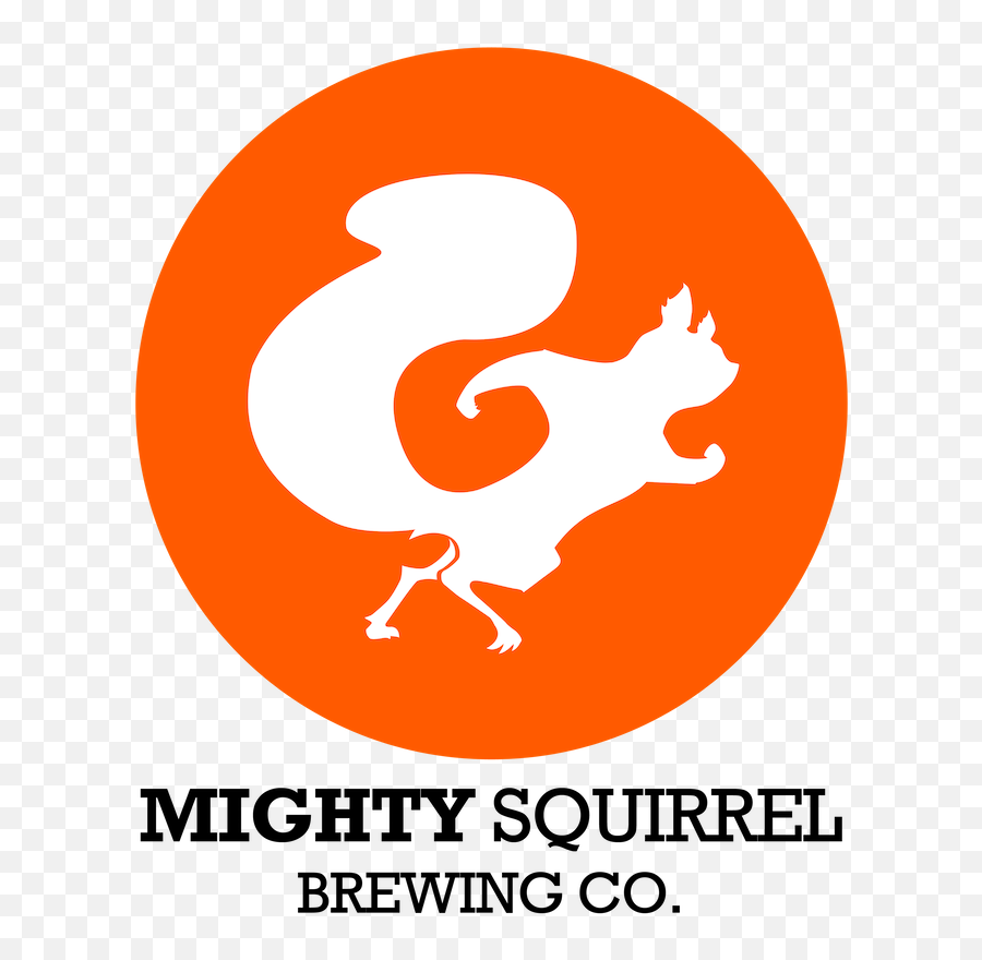 Mighty Squirrel Orange Logo Copy - Mighty Squirrel Beer Png,Squirrel Logo