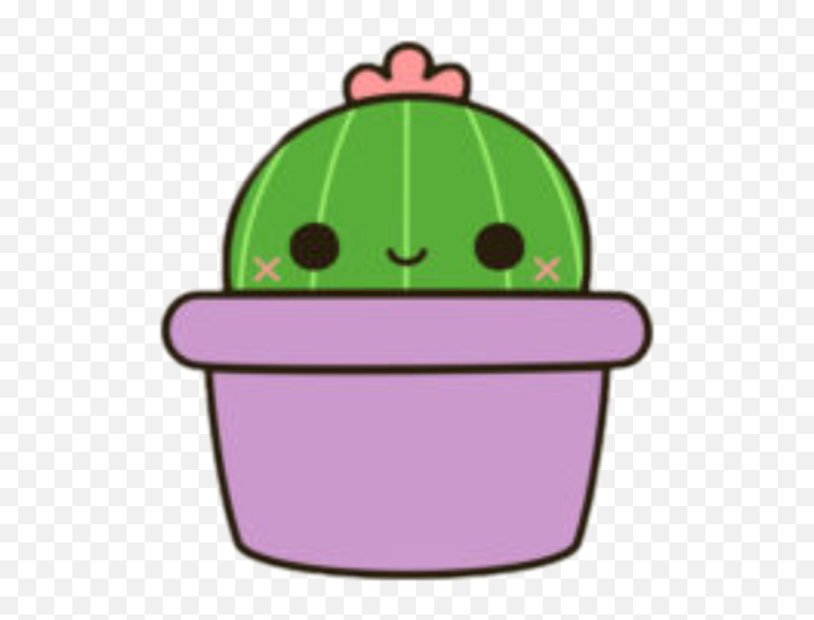 Cute Stickers Cactus Clipart - Cute Cactus Transparent Background Png,Cute Cactus Png