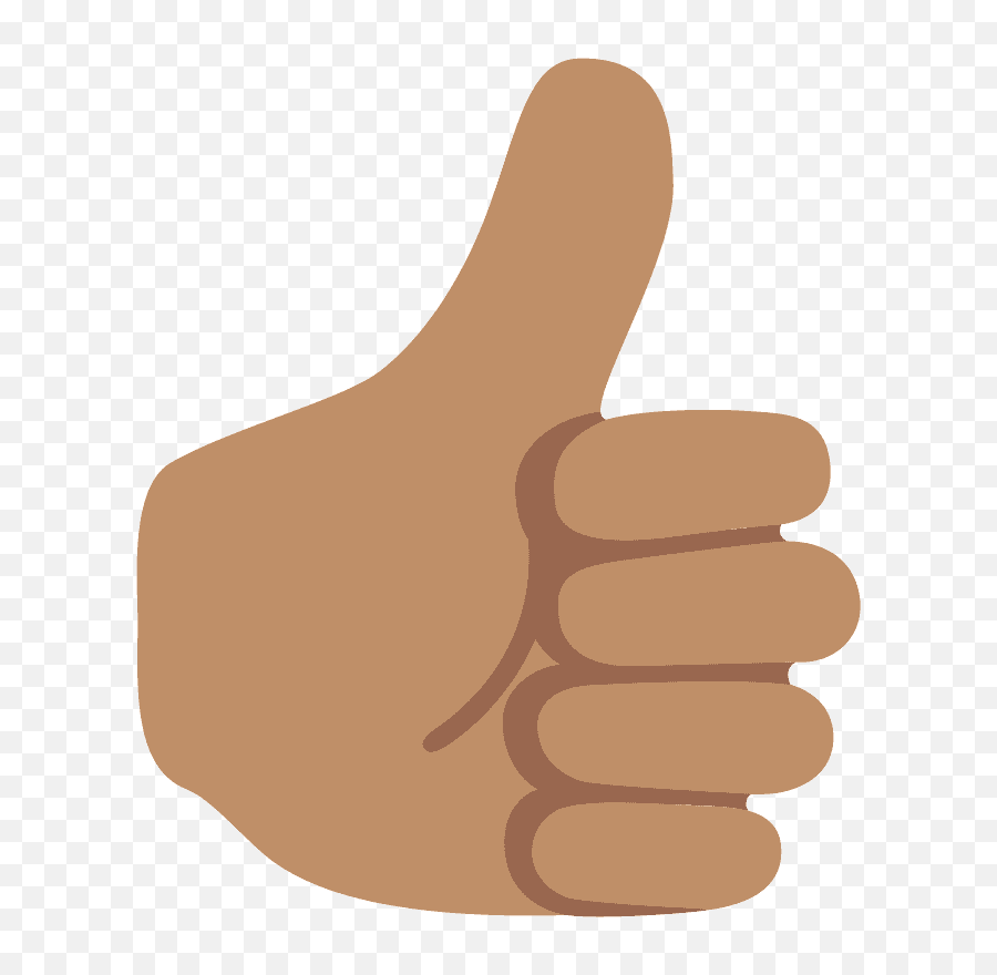 Medium Skin Tone Emoji - Emoji Thumbs Up Icon Png,Emoji Thumbs Up Png