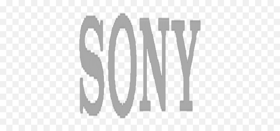 Sony Logo Silver - Roblox Vertical Png,Sony Logo