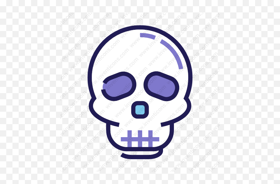 Download Skull Vector Icon Inventicons - Danger Mono Png,Skull Vector Png