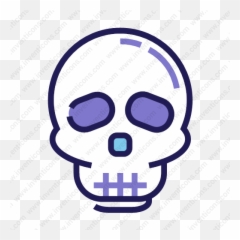 Download Skull Vector Icon Inventicons - Danger Mono png