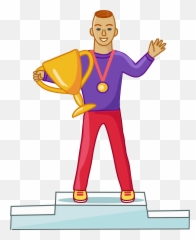 Trophy Winner Clipart Free Download Transparent Png - Podium