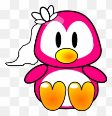 Download Hd Jpg Library Caricatura Pingu Girl Clip - Penguin Baby Clip Art Png,Pingu Png