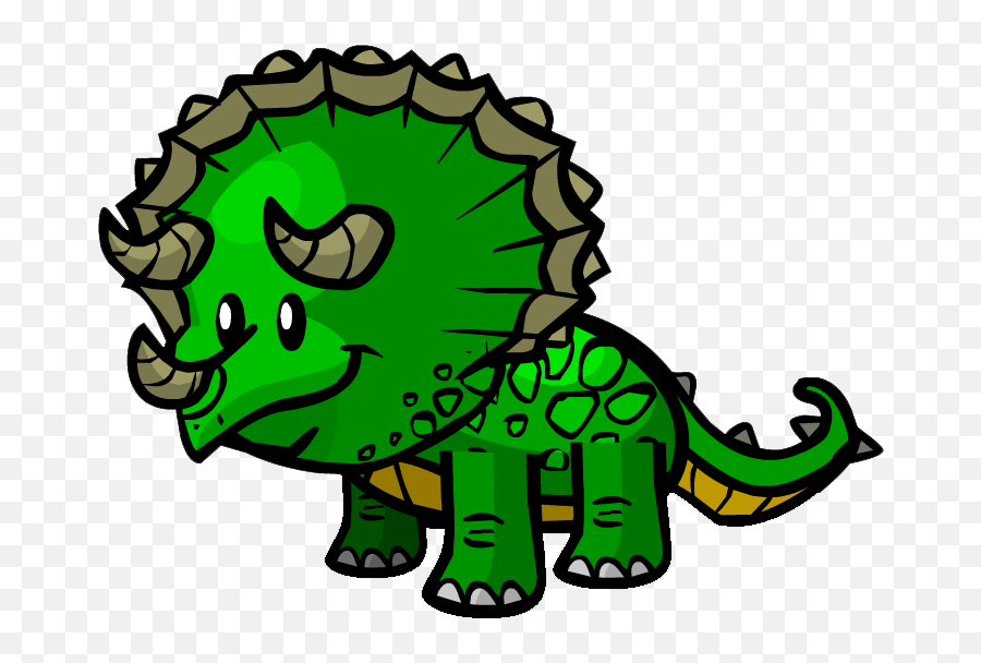 Green Clipart Triceratops - Transparent Background Triceratops Clipart Png,Triceratops Png