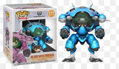 Funko Pop Games Overwatch Dva With Meka 6u201d 177 Vinyl - Dva png