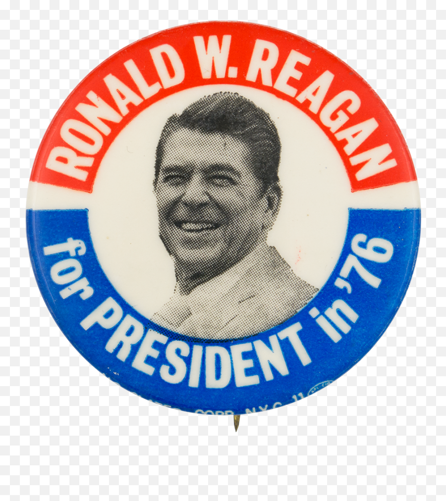 Ronald W Reagan For President In U002776 Busy Beaver Button - Suit Separate Png,Ronald Reagan Png