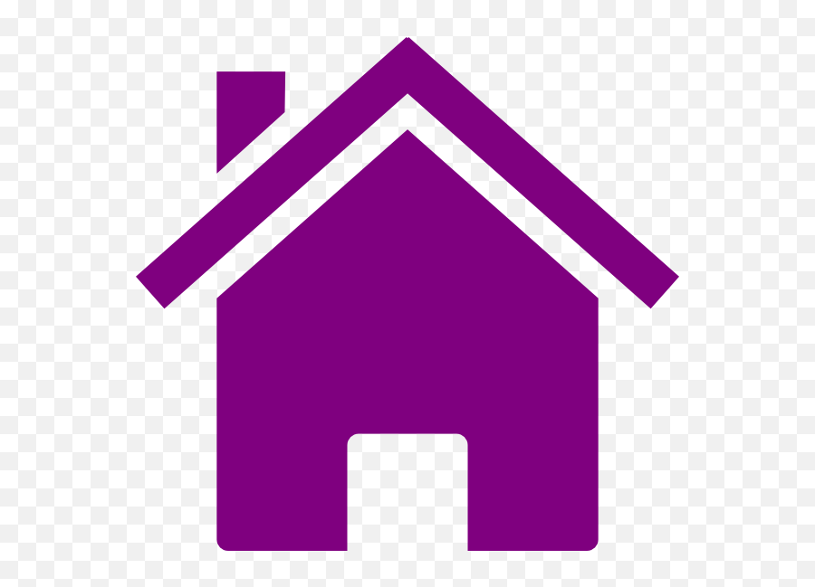 Casa Roxa Clip Art - Vector Clip Art Online House Clipart Purple Png,Casa Png