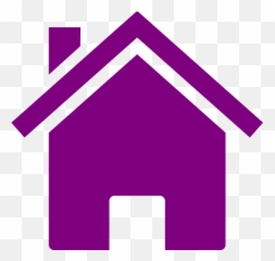 Casa Roxa Clip Art - Vector Clip Art Online House Clipart Purple Png,Casa Png