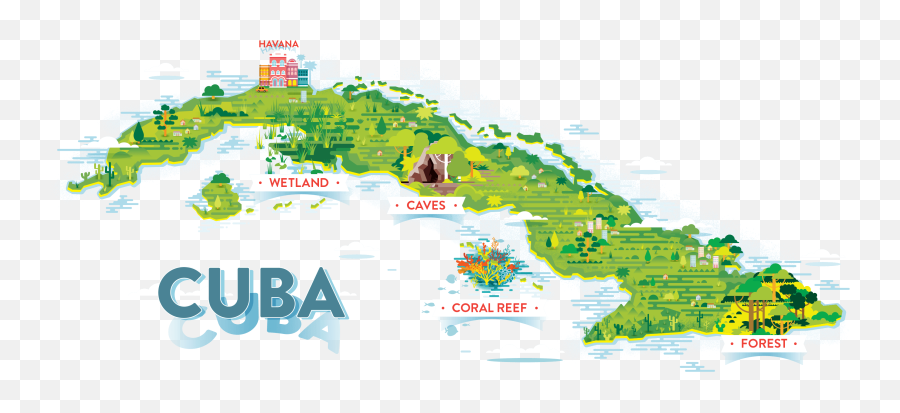 Download Hd Map Of Cuba - Animals In Cuba Map Transparent Map Of Cuba Hd Png,Cuba Png