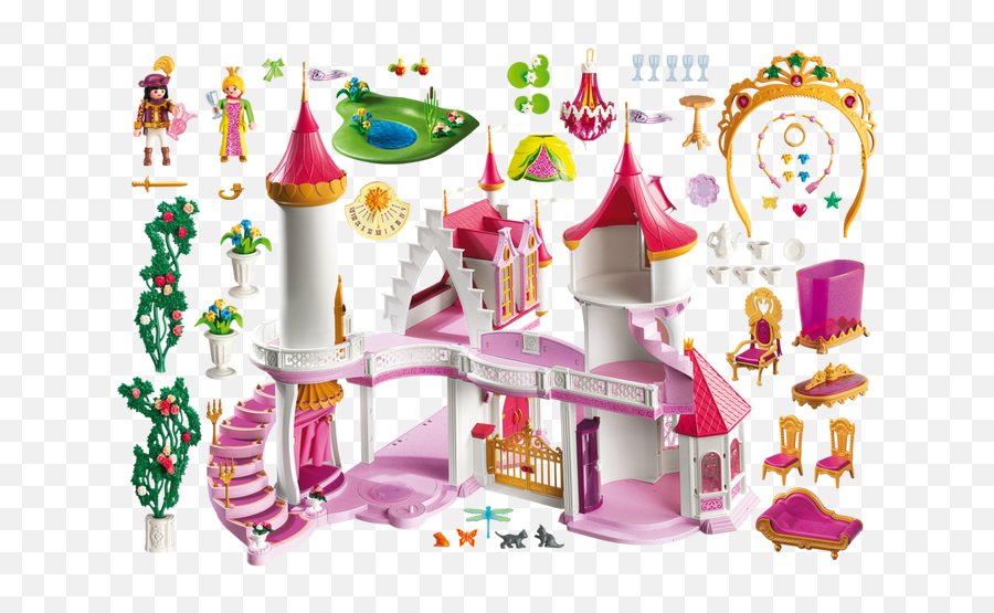 Download Princess Fantasy Castle - Playmobil Princess Castle Sets Png,Princess Castle Png
