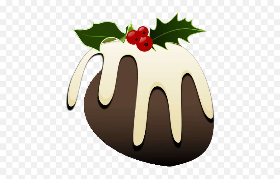 Christmas Pudding Svg Clip Arts Download - Download Clip Art Christmas Food Clipart Png,Pudding Png