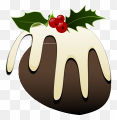 Christmas Pudding Svg Clip Arts Download - Download Clip Art Christmas Food Clipart Png,Pudding Png
