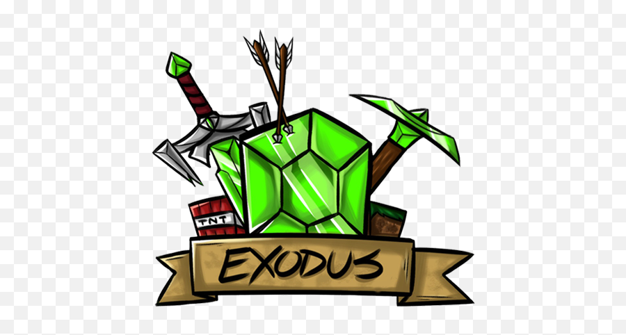 Exodus Network - Mc Server Icons Factions Clipart Full Minecraft Server Logo Icon Png,Minecraft Icon Transparent