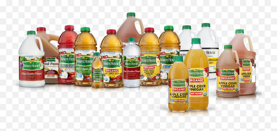 White House Foods Home Of Organic Apple Cider Vinegar With - Apple Products Food Png,Vinegar Png