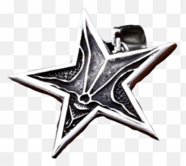 Stainless Steel Pentagram Necklace Satanu0027s Lair - Solid Png,Satanic Pentagram Png