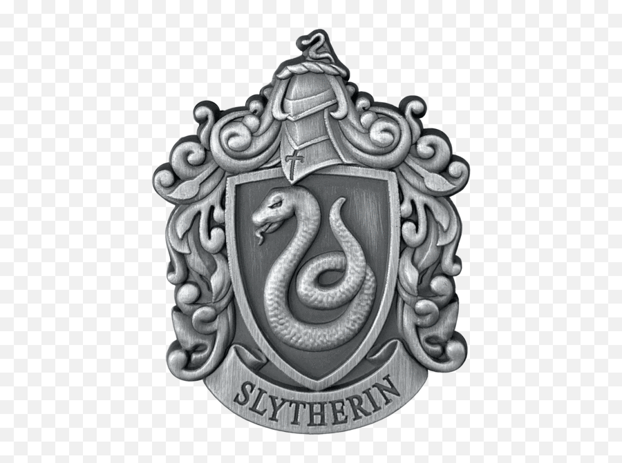 Slytherin Metal Crest Magnet - Slytherin Necklace Png,Slytherin Logo Png