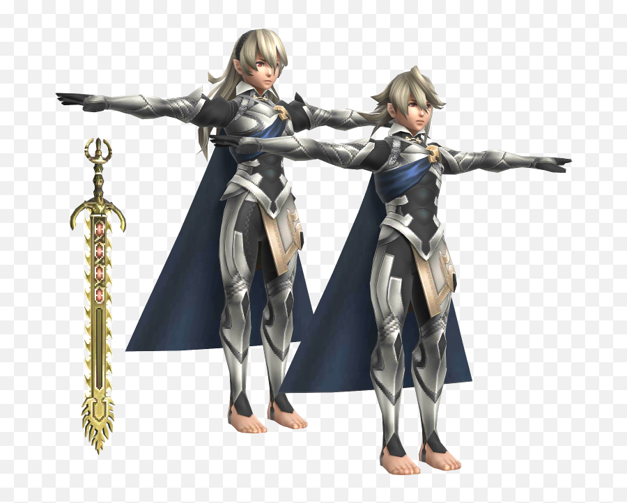 Super Smash Bros - Corrin Smash Model Png,Corrin Png