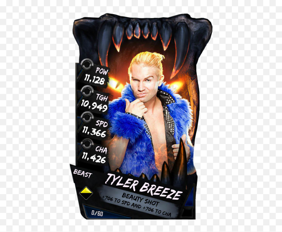 Tyler Breeze - Wwe Supercard Charlotte Flair Png,Tyler Breeze Png
