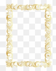 Golden Border Art Png Photos Mart - Chain