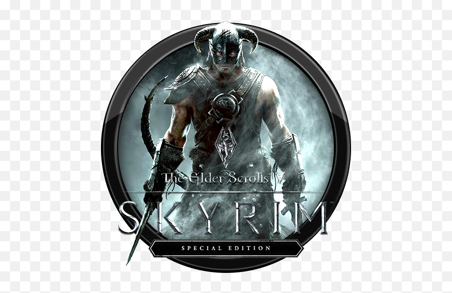 Fictional Character Label Games - Elder Scrolls V Skyrim Special Edition Icon Png,Skyrim Special Edition Icon