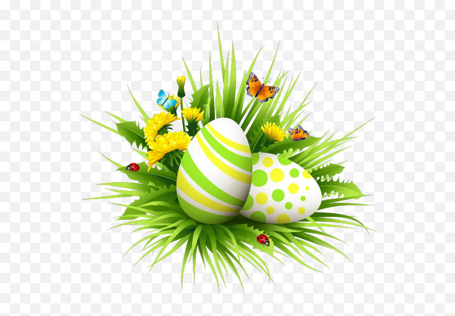 Easter Eggs In Grass Png - Easter Eggs Transparent Transparent Background Easter Egg Transparent Png,Easter Transparent