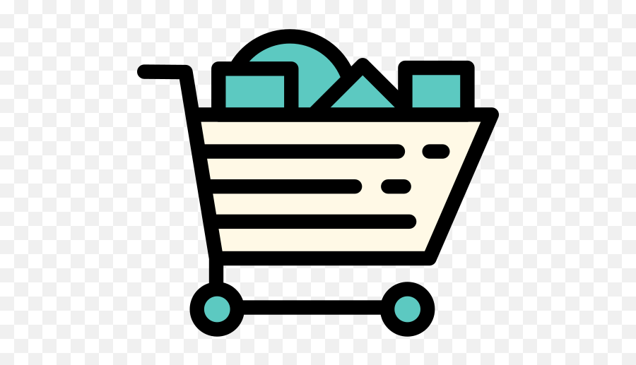 Shopping Cart - Shopping Cart Keranjang Png,Shopping Flat Icon