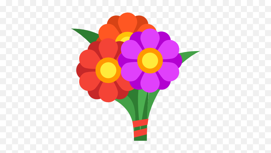 Bunch Flowers Bouquet Free Icon Of - Flower Bouquet Icon Png,Ramona Flowers Icon