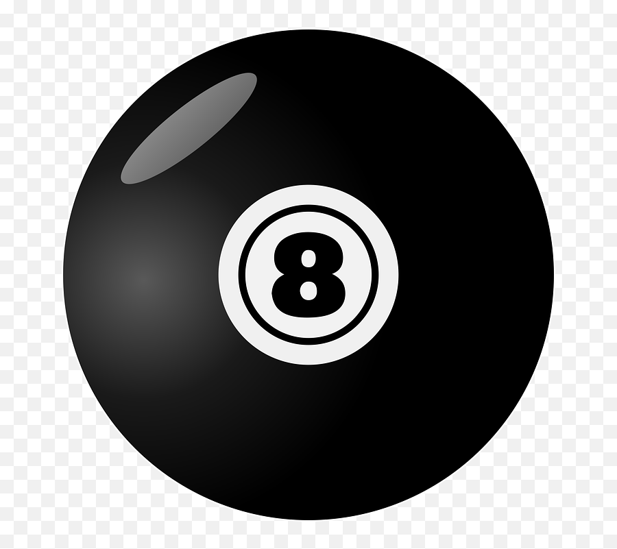 Eight Ball Pool Billiards - Free Vector Graphic On Pixabay Png,Pool Cue Icon