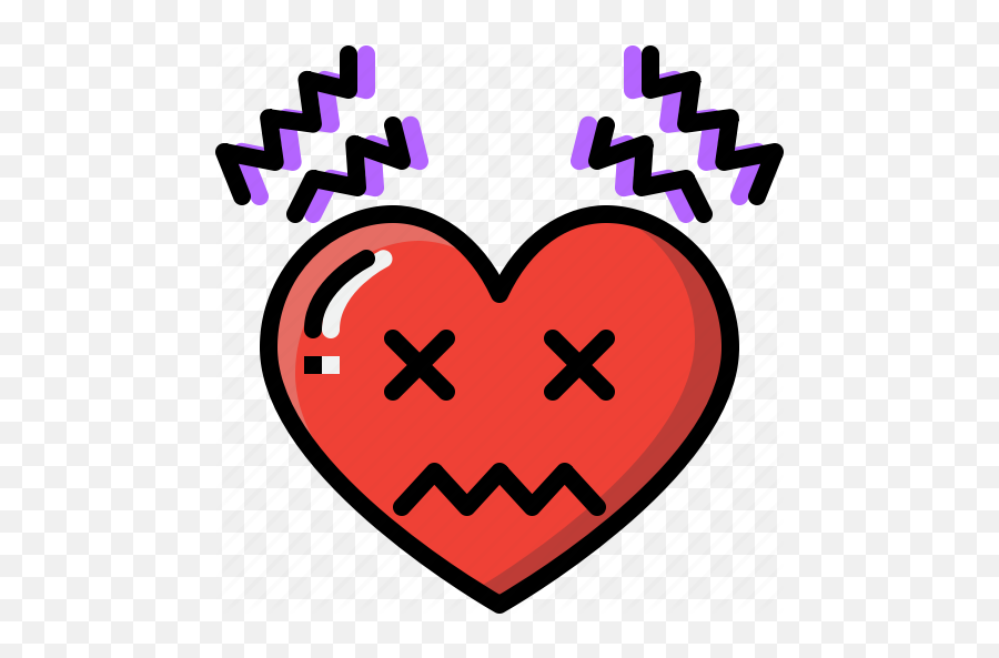 U0027heart Feeling Color Outlineu0027 By Tulpahn - Funny Heart Icon  Png,Purple Heart Emoji Png - free transparent png images 