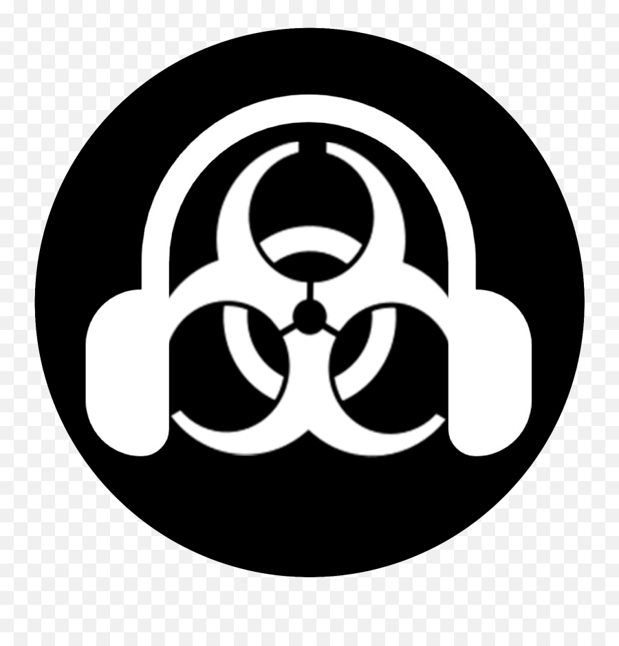 Download Hd Music Logo Round - Biohazard Symbol Black And Charing Cross Tube Station Png,Biohazard Symbol Transparent Background