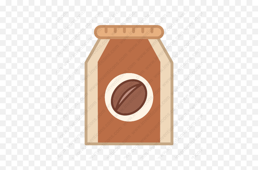 Download Ground Coffee Package Vector Icon Inventicons - Lid Png,Coffee Bag Icon