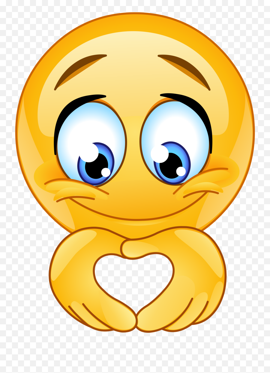 Heart Hands Emoji Decal - We Love You Emoji Png,Hand Emoji Transparent