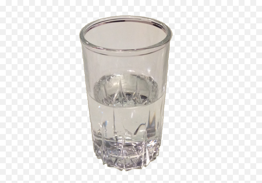 Glass Half Full Or Empty - Half Empty Glass Half Full Png,Glass Of Water Png