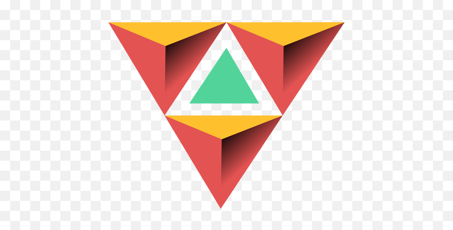 Triangle Pyramid Apex 3d Illustration - Triangulos En 3d Logos Png,Pyramid Png