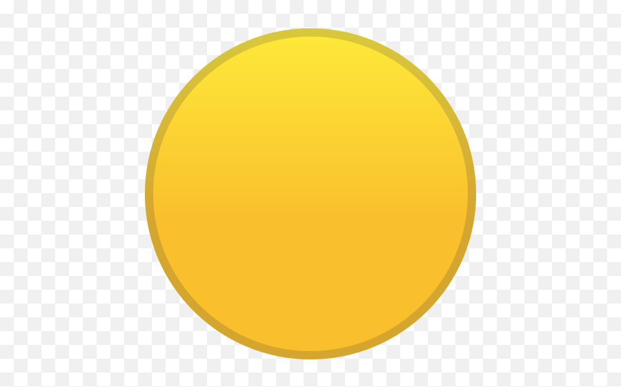 Yellow Circle Emoji - Circle Png,Yellow Circle Png