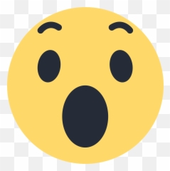 Wow Emoji Transparent - Facebook Reaction Png