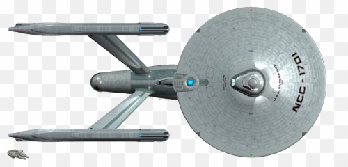 Uss Enterprise Vs The Millenium Falcon - Imgur Vs Millennium Size png