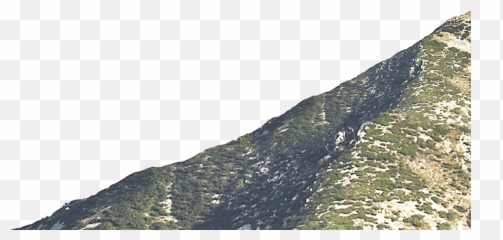 Clipart Mountains Slope - On The Side Of A png