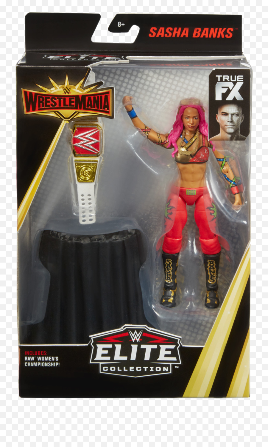 Wwe Elite Collection Wrestlemania 2019 - Wwe Sasha Banks Action Figure Png,Sasha Banks Png