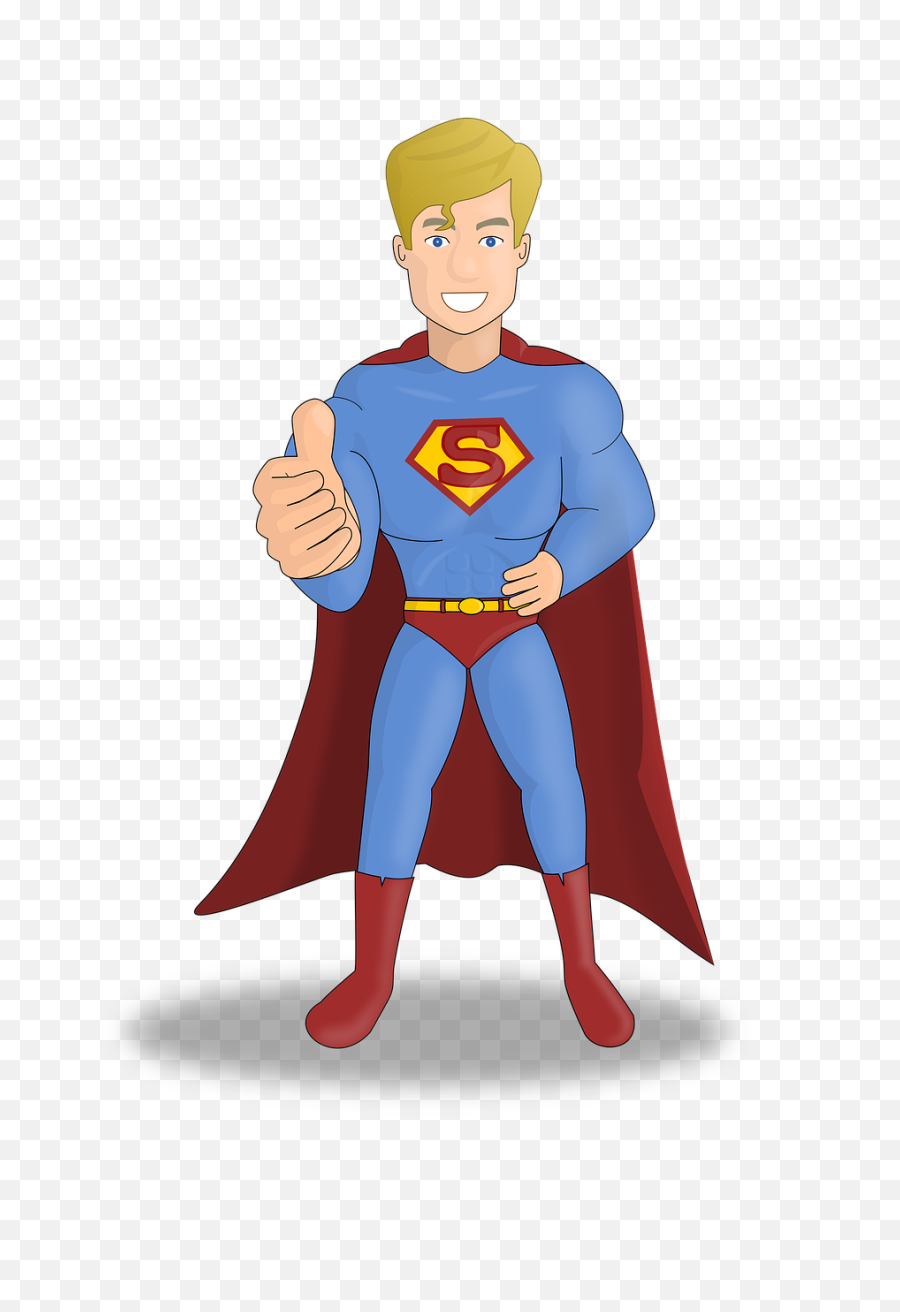 Superman Hero Superhero - Superman Rysunek Png,Superhero Png