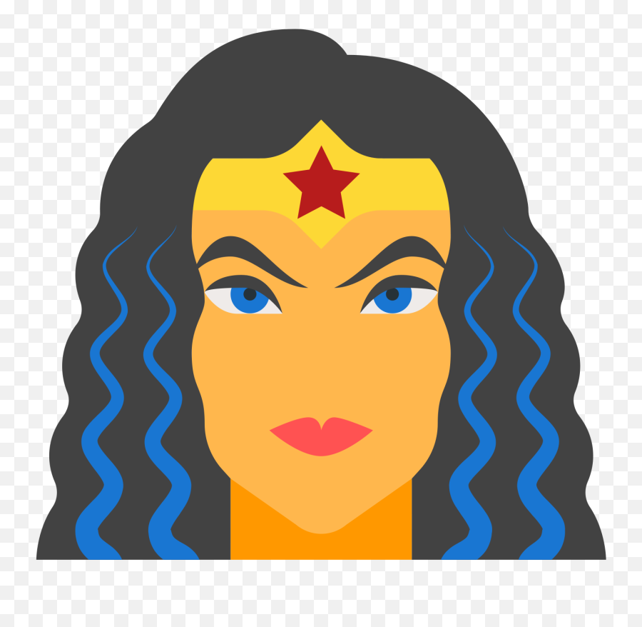Wonder Woman Icon - Wonder Woman Face Icon Png,Wonder Woman Png