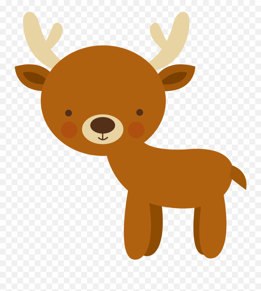 Forest Clipart Deer Transparent Free For - Cute Deer Head Cartoon Png,Forest Clipart Png