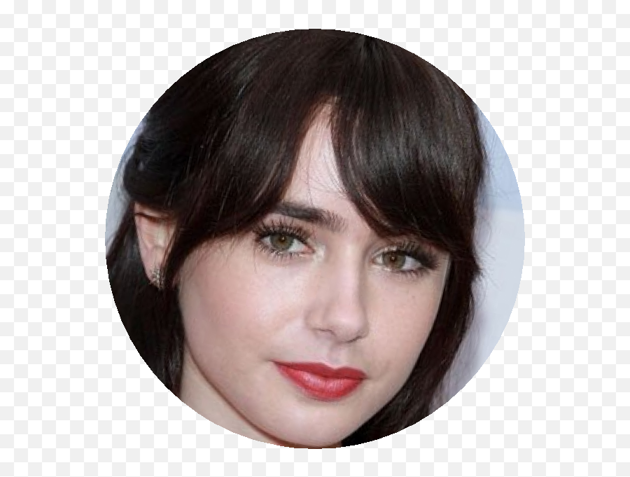 Download Lilycollins - Bob Cut Full Size Png Image Pngkit Bob Cut,Lily Collins Png