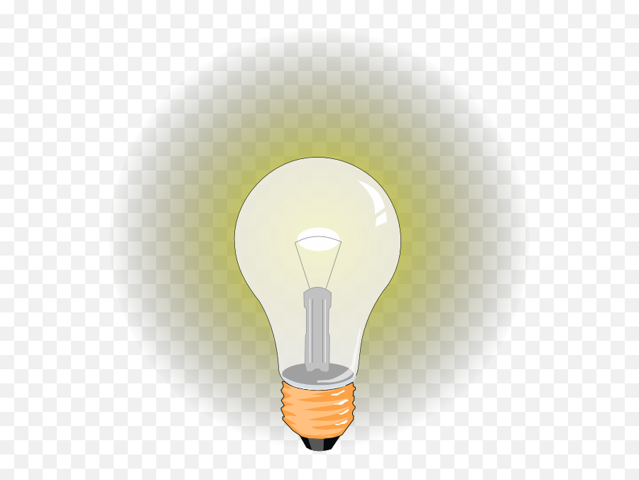 Light Clipart Glow Transparent Free For Download - Glow Light Bulb Png Gif,Yellow Glow Png