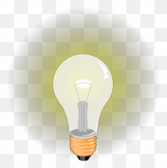 Light Clipart Glow Transparent Free For Download - Glow Bulb Png Gif