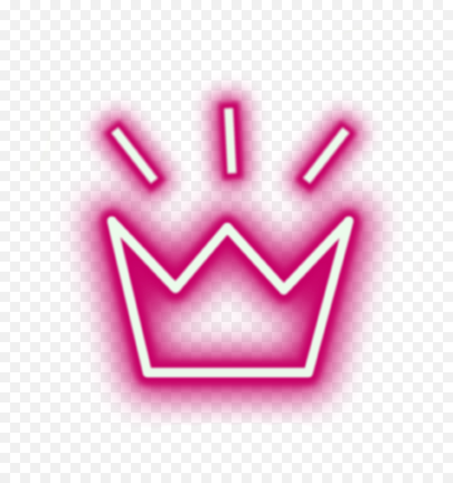 Download Hd Sticker Crown Neon Lights Tumblr Aesthetic - Neon Crown Png,Neon Light Png