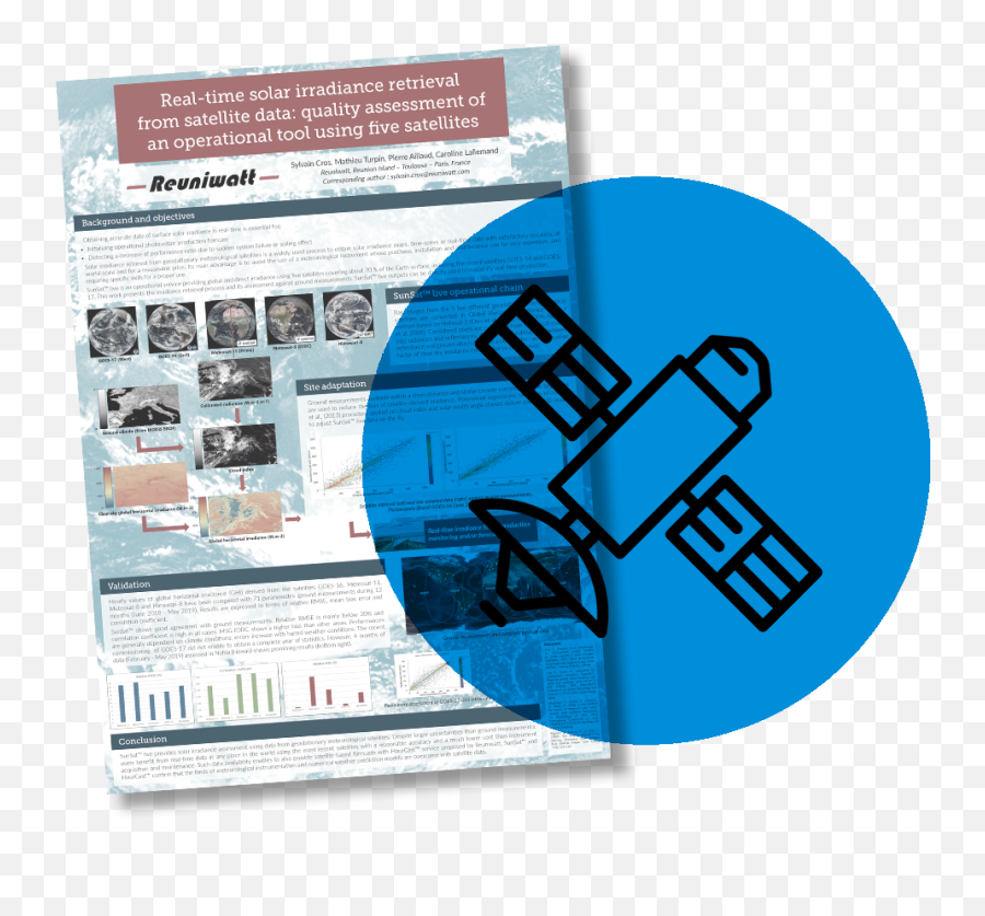 Download Our Poster - Satellitetoirradiance Quality Satellite Black And White Png,Satellite Transparent Background