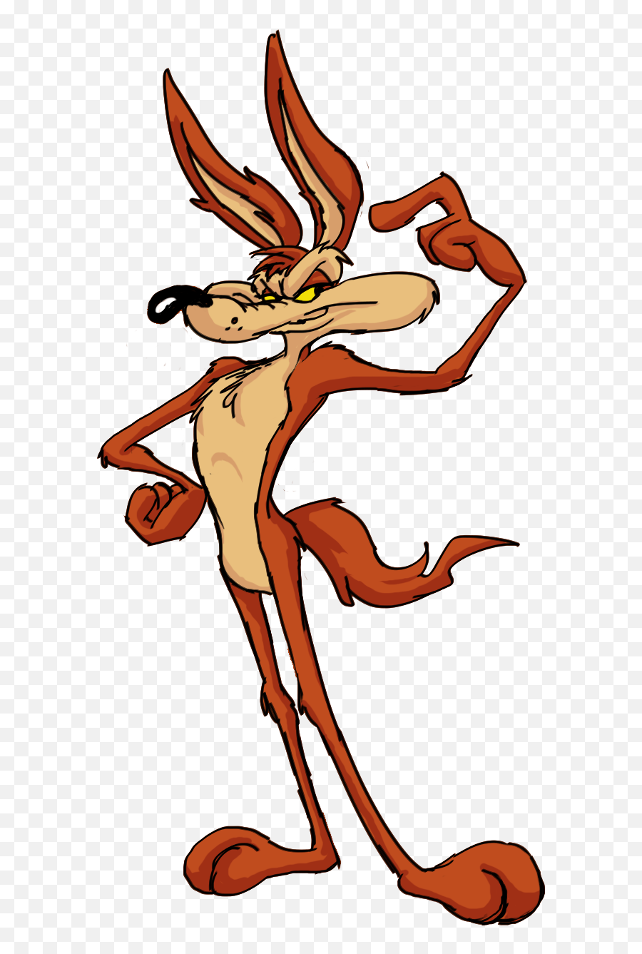 Coyote Clipart Wiley - Wile E Coyote Render Png,Road Runner Png